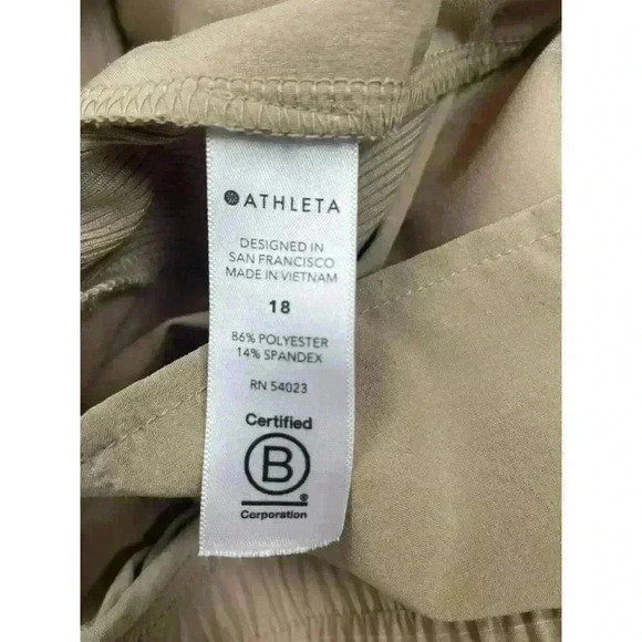 Athleta Brooklyn Textured Jogger Women's Size 18 Retro Windowpane Pull On Pants - Picture 12 of 14